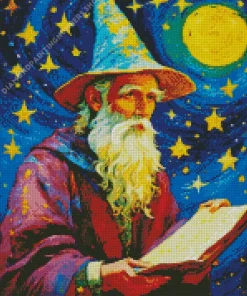 wizard and fantasy book Diamond Paintings