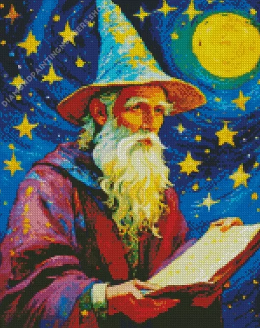 wizard and fantasy book Diamond Paintings