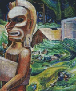 zunoqua of the cat village by emily carr Diamond Paintings
