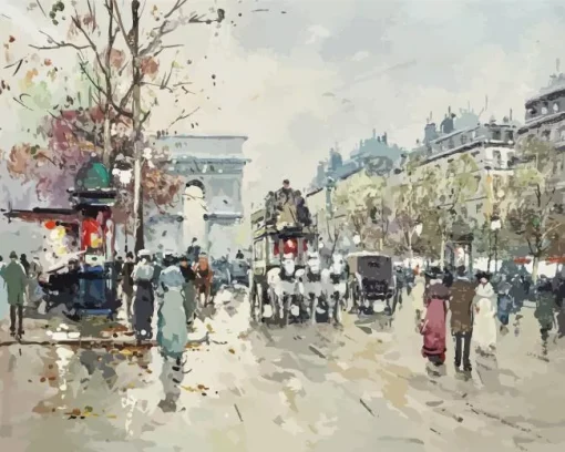 Antoine Blanchard L’Arc De Triumphe Diamond Paints