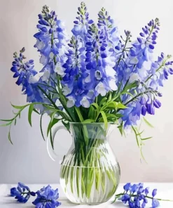 Bluebells Vase Diamond By Numbers