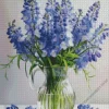 Bluebells Vase Diamond By Numbers