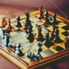 Chess board game Diamond Paints