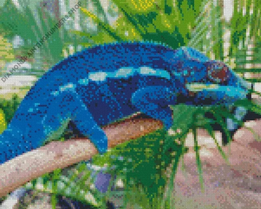 Dark Blue Chameleon Diamond Paints