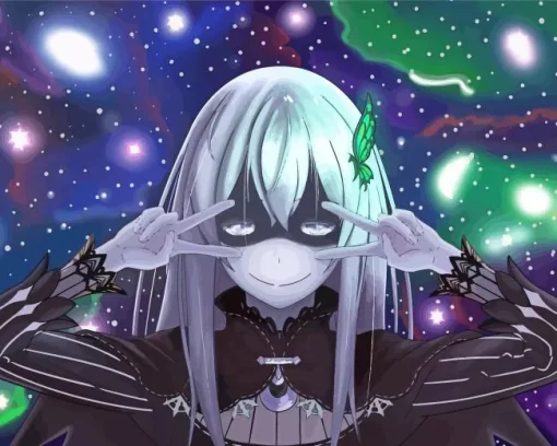 aesthetic echidna dona art Diamond With Numbers