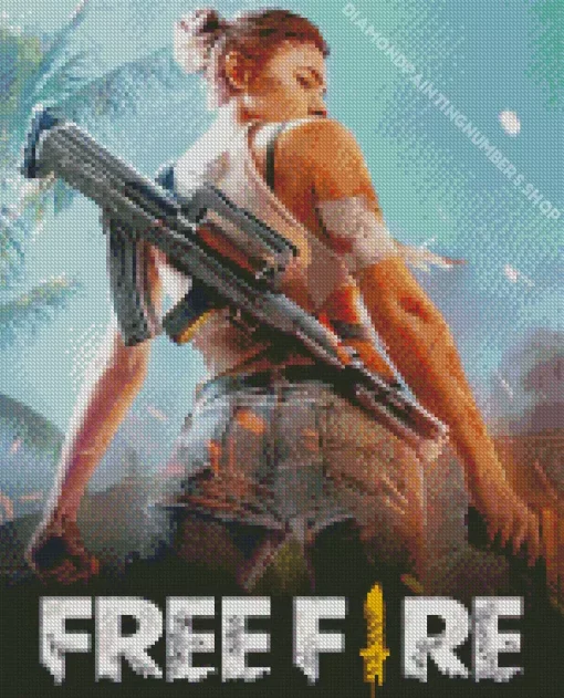 aesthetic free fire art Diamond Paints