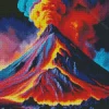 aesthetic volcano art Diamond Paints