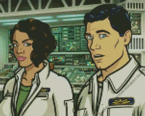 archer and lana Diamond Paints