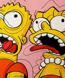 bart and lisa Diamond Paints