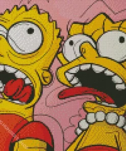bart and lisa Diamond Paints