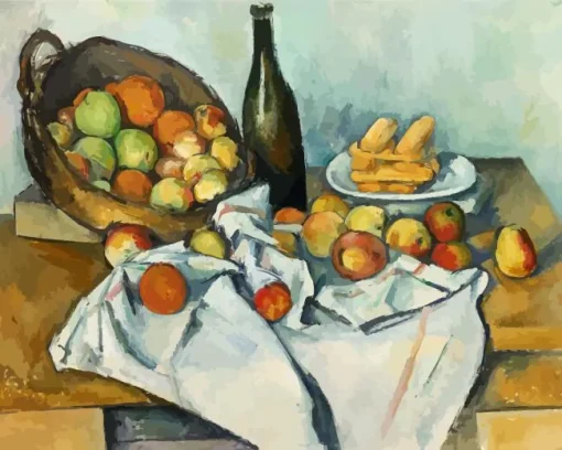 basket of apples by paul cezanne Diamond Paints