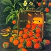 basket of strawberries Diamond With Numbers