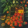 basket of strawberries Diamond With Numbers