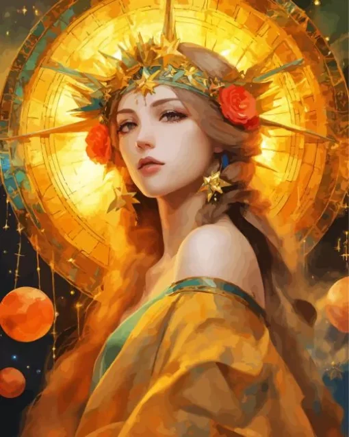 beautiful virgo Diamond Paints