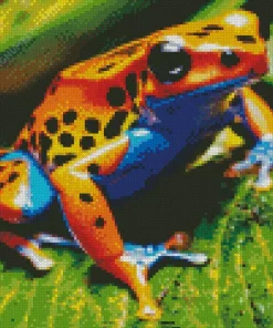 big orange frog Diamond Paints