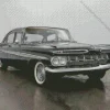 black 1959 impala Diamond By Numbers