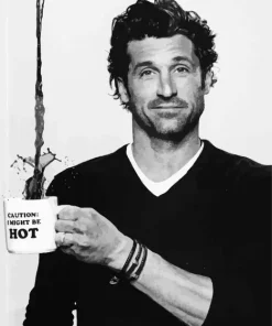 black and white patrick dempsey Diamond By Numbers