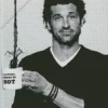 black and white patrick dempsey Diamond By Numbers