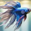 blue betta fish Diamond By Numbers