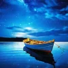 blue boat Diamond By Numbers