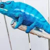 blue chameleon Diamond Paints