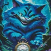 blue cheshire cat Diamond Paints