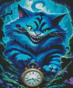 blue cheshire cat Diamond Paints