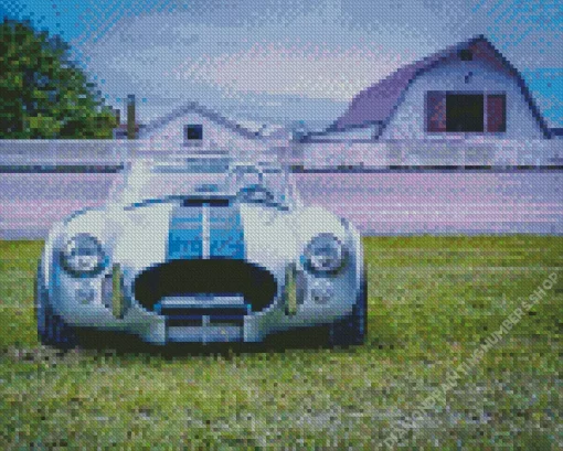 blue cobra car Diamond Paints