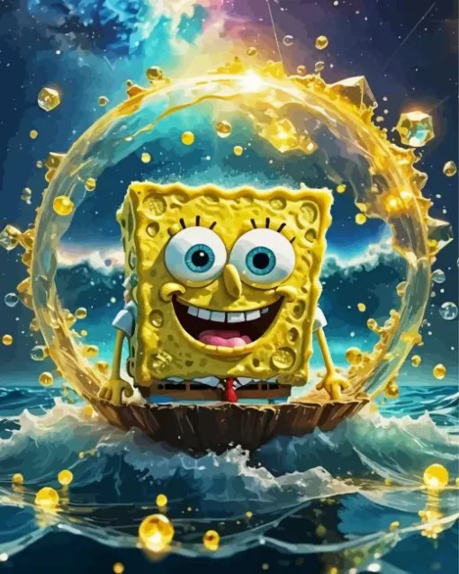 cool SpongeBob Diamond Paints