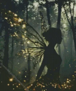 cool fairy silhouette Diamond By Numbers
