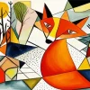 cool geometric cubism Diamond Paints