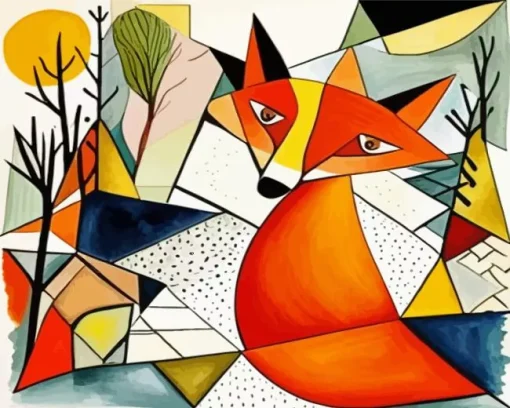 cool geometric cubism Diamond Paints