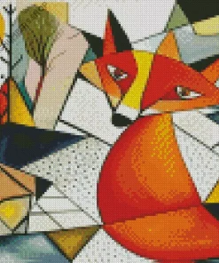 cool geometric cubism Diamond Paints