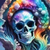 geode skull Diamond Paints