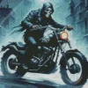 ghost biker Diamond Paints