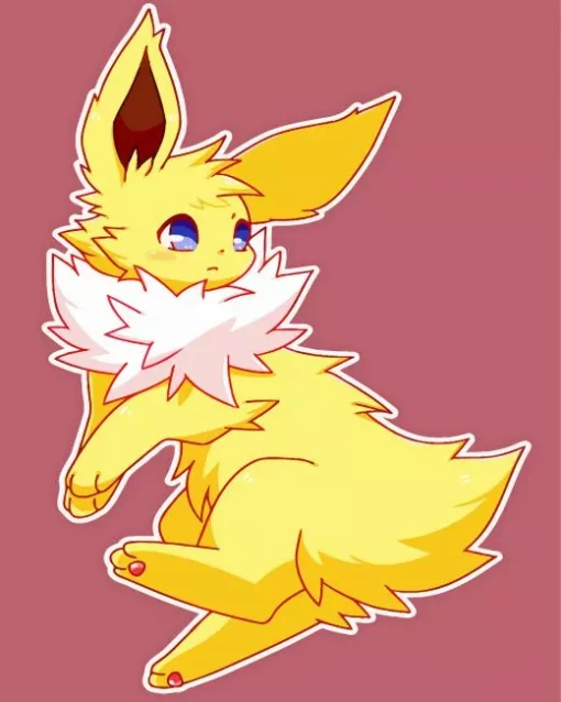 jolteon pokemon Diamond Paints