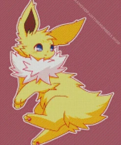 jolteon pokemon Diamond Paints