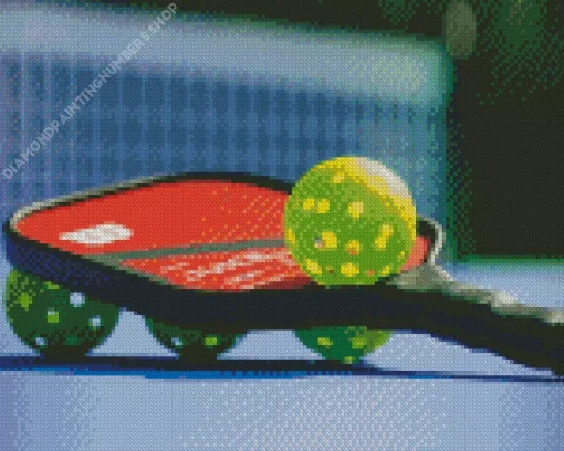 pickleball racket Diamond Paints