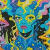 trippy lady Diamond Paints