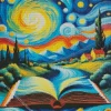 van gogh style art landscape Diamond By Numbers