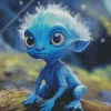 Baby Blue Alien Diamond Paints