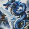 Chinese blue dragon Diamond Dotz