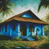 Old Blue House Diamond Paints