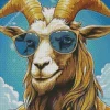 aesthetic goat goggles art Diamond Dotz