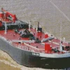 barge ship Diamond Paints