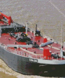 barge ship Diamond Paints