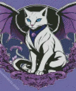 bat and cat Diamond With Numbers