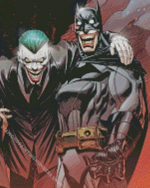 batman and joker Diamond Paints