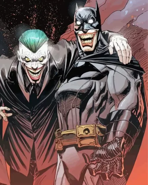 batman and joker Diamond Paints