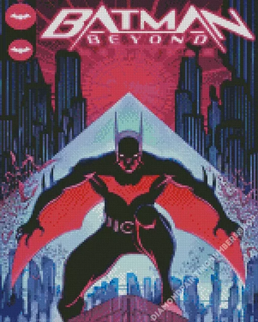 batman beyond Diamond With Numbers